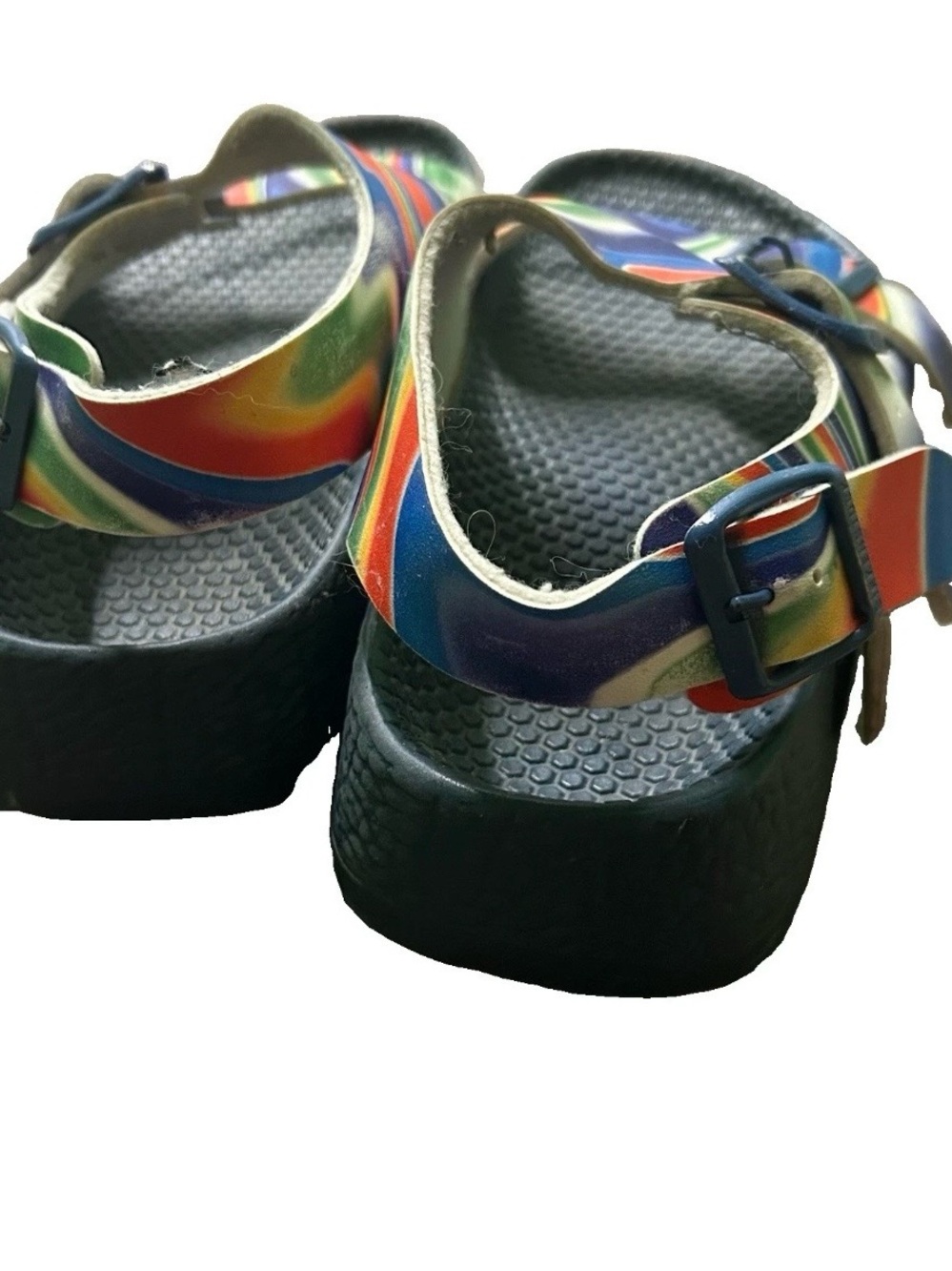 Birkenstock Multicolor Summer Sandals Size 6 37 - Picture 4 of 5